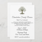 Family Reunion Celebration Invitation Einladung (Vorne/Hinten)