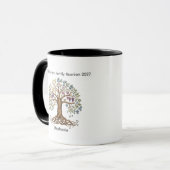 Family Reunion Coffee Mug – Roots & Branches Tasse (Vorderseite Links)