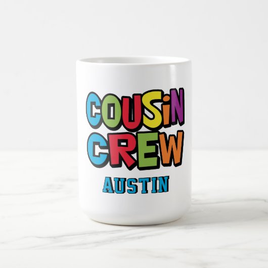 Family Reunion Colorful Cousin Crew  Kaffeetasse (Mittel)
