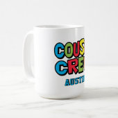 Family Reunion Colorful Cousin Crew  Kaffeetasse (Vorderseite Links)