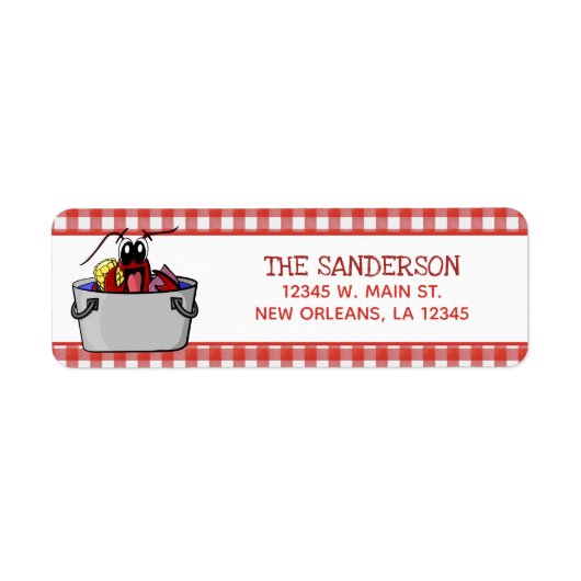 Family Reunion Crawfish Boil Return Address (Vorne)