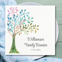 Family Reunion Family Tree Personalized