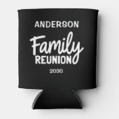 Family Reunion Fun Script Personalized Name Dosenkühler (Vorderseite)