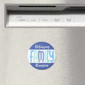 Family Reunion Keepsake Souvenir Circle Magnet (In Situ (Geschirrspüler))