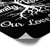 Family Reunion Our Roots Run Deep Tree Poster (Ecke)