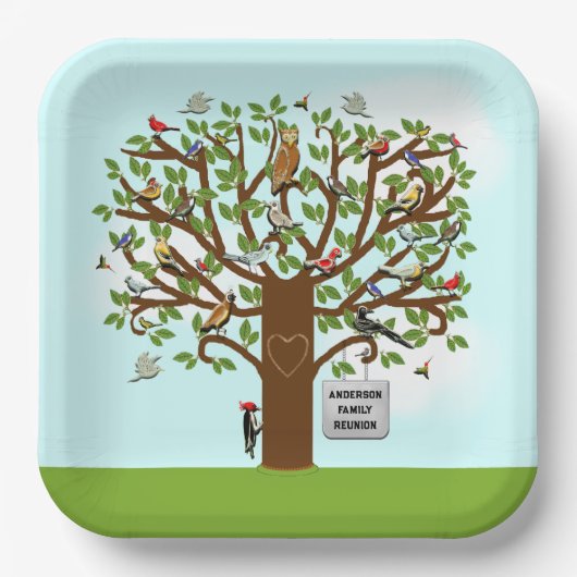 Family Reunion Pappteller (Vorderseite)
