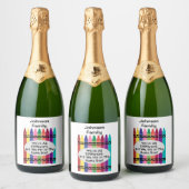 Family Reunion Sparkling Wine Label Schaumweinetikett (Flaschen)