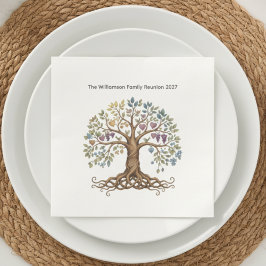 Family Reunion – Symbolic Family Tree Serviette