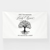 Family reunion tree backdrop banner (Horizontal)