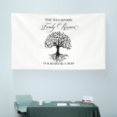 Family reunion tree backdrop banner (Messe)
