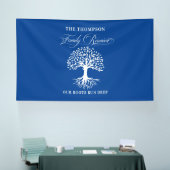 Family reunion tree backdrop banner (Messe)