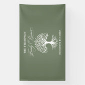 Family reunion tree backdrop banner (Vertikal)