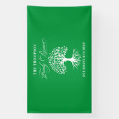 Family reunion tree backdrop banner (Vertikal)