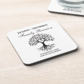 Family reunion tree getränkeuntersetzer (Linke Seite)