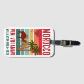 Family Reunion Vacation Morocco Trip Group  Gepäckanhänger (Vorderseite (Horizontal))