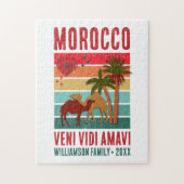 Family Reunion Vacation Morocco Trip Souvenir Puzzle (Vertikal)
