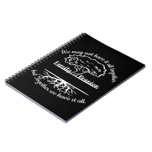 Family Reunion We may not have it all Notizblock (Linke Seite)