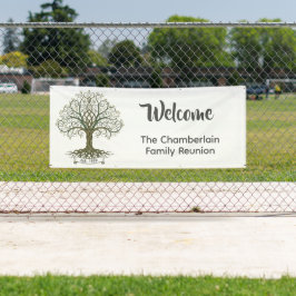 Family Reunion Welcome Banner