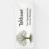 Family Reunion Welcome Banner (Vertikal)