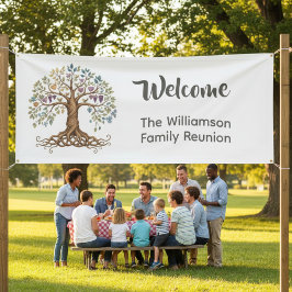 Family Reunion Yard Sign Banner