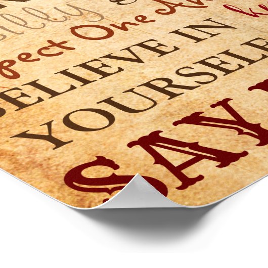 Family Rules Poster (Ecke)