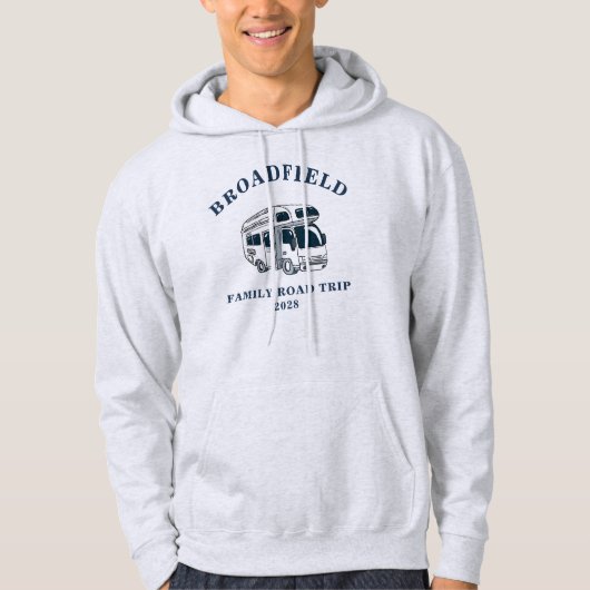 Family RV Camper Road Trip Wiedersehen Matching Va Hoodie (Vorderseite)
