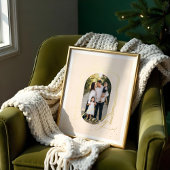 Family Script Classy Chic Weihnachts-Bow-Foto Foliendrucke