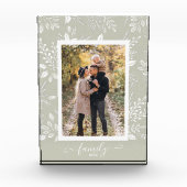 FAMILY Script Overlay Elegante Botanicals Fotoblock (Vorderseite)