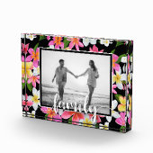 FAMILY Script Overlay Tropical Floral Fotoblock (Rechts)