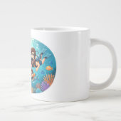 Family Scuba Diving Adventure Jumbo-Tasse (Rechts)