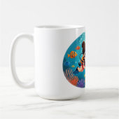 Family Scuba Diving Adventure Kaffeetasse (Links)