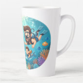 Family Scuba Diving Adventure Milchtasse (Rechts)