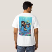 Family Scuba Diving Fun T-Shirt (Schwarz voll)