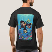Family Scuba Diving Fun T-Shirt (Rückseite)