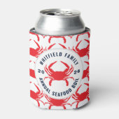 Family Seafood Boil Personalized Crab Cookout Dosenkühler (Kanne Vorderseite)