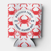 Family Seafood Boil Personalized Crab Cookout Dosenkühler (Vorderseite)