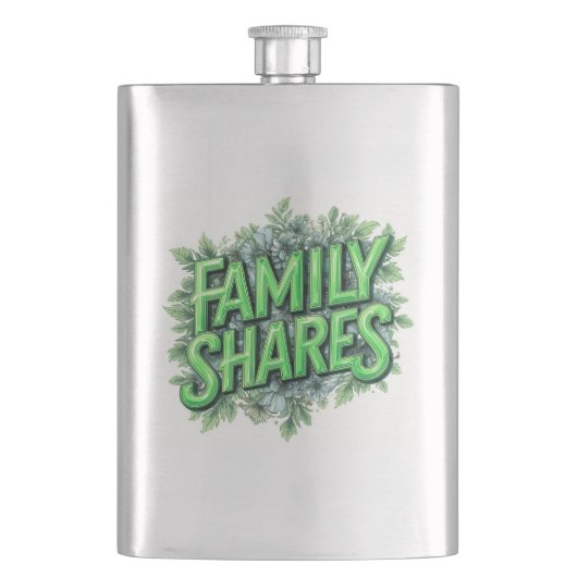 Family Shares Flachmann (Vorderseite)