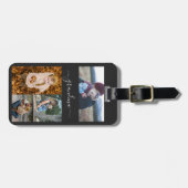 Family Simple Collage Moderne Liebe Oma Mama Gepäckanhänger (Vorderseite horizontal)