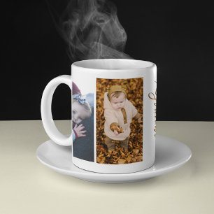Family Simple Collage Moderne Liebe Oma Mama Kaffeetasse