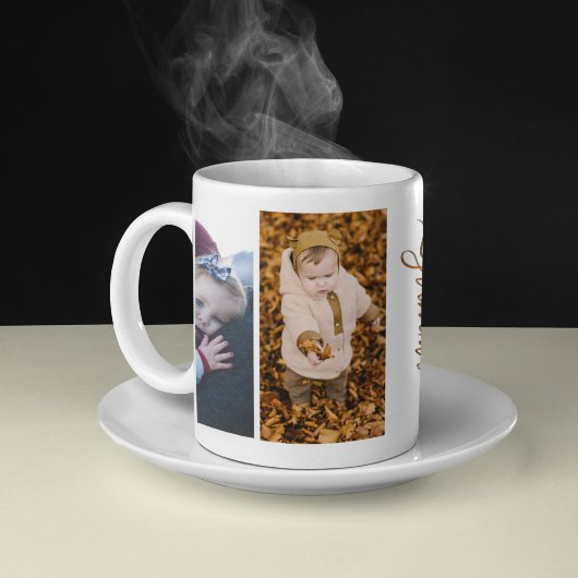 Family Simple Collage Moderne Liebe Oma Mama Kaffeetasse