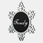 "Family" Snowflake Ornament 2022 (Rechts)