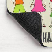 Family Strichmännchen Mousepads (Ecke)