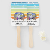 Family Summer Camping Christlich Van Life Fächer (Vorne und Hinten)