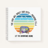 Family Summer Camping Christlich Van Life Notizblock (Vorderseite)