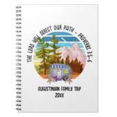 Family Summer Camping Christlich Van Life Notizblock (Vorderseite)