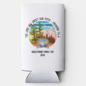 Family Summer Camping Christlich Van Life Selters Dosenkühler (Rückseite)