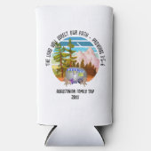 Family Summer Camping Christlich Van Life Selters Dosenkühler (Vorderseite)