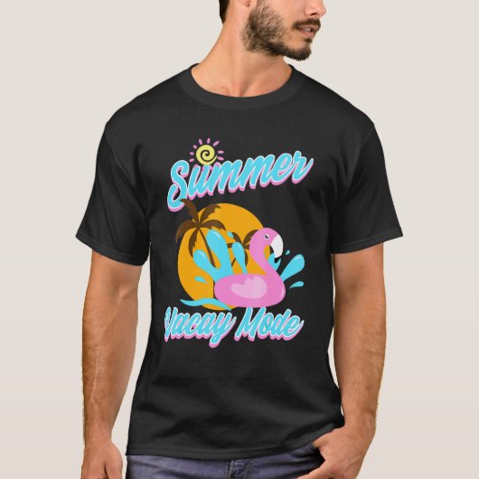 Family Summer Vacation Mode Palm Trees Vacay Beach T-Shirt (Vorderseite)