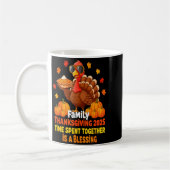 Family Thanksgiving Crew 2025 Funny Turkey Matchin Kaffeetasse (Links)