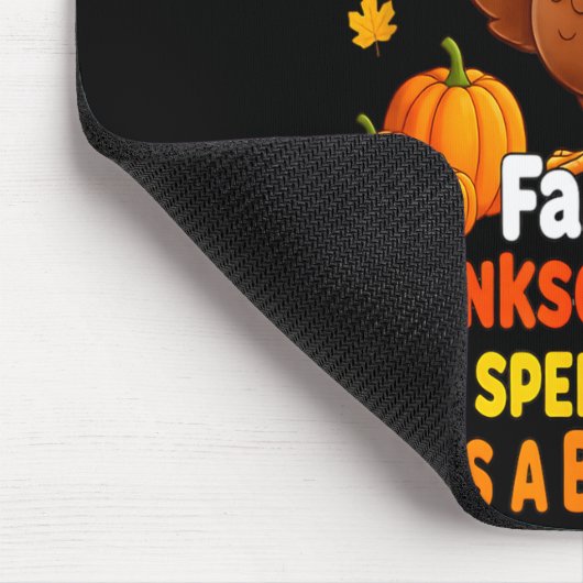Family Thanksgiving Crew 2025 Funny Turkey Matchin Mousepad (Ecke)